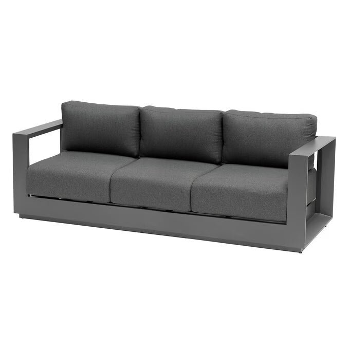Canapé de jardin ALLURE Graphite & Gris zebrano – Image 6