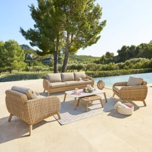 Salon de jardin 5 personnes MANISSA Honey