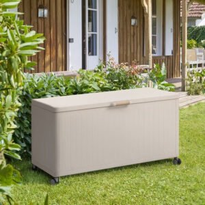 Coffre de rangement 670L EDENIO Argile