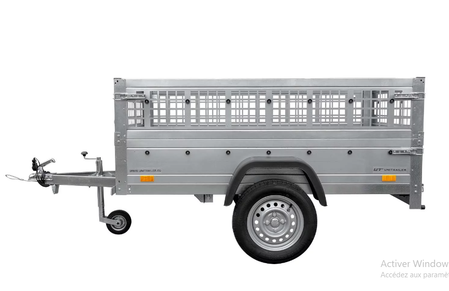 Top remorque garden trailer 200 kipp avec rehausses grillagées et roue jockey – Neuve – DESTOCKAGE – Image 10