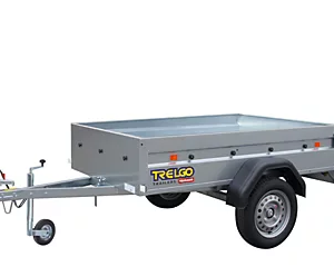 Remorque Trigano NLC 2012, flèche rabattable + roue de jockey 500kg, essieu 600 kg – Neuve – DESTOCKAGE
