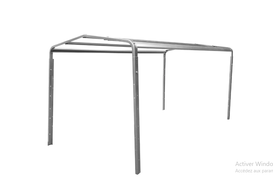 Remorque bagagère garden trailer 200 kipp 200 x 106 cm avec bâche haute bleue, arceau et roue jockey – Neuve – DESTOCKAGE – Image 6