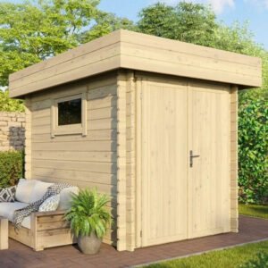 Abri moto ROVETO 4,7m² – 28mm - Neuf - DESTOCKAGE