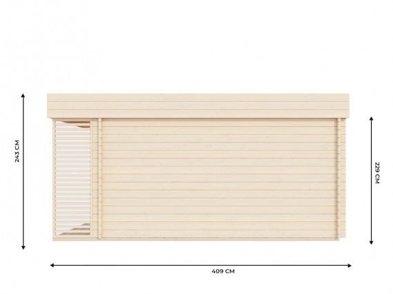 CHALET DE JARDIN YAHA 12M² - 44MM – Image 5