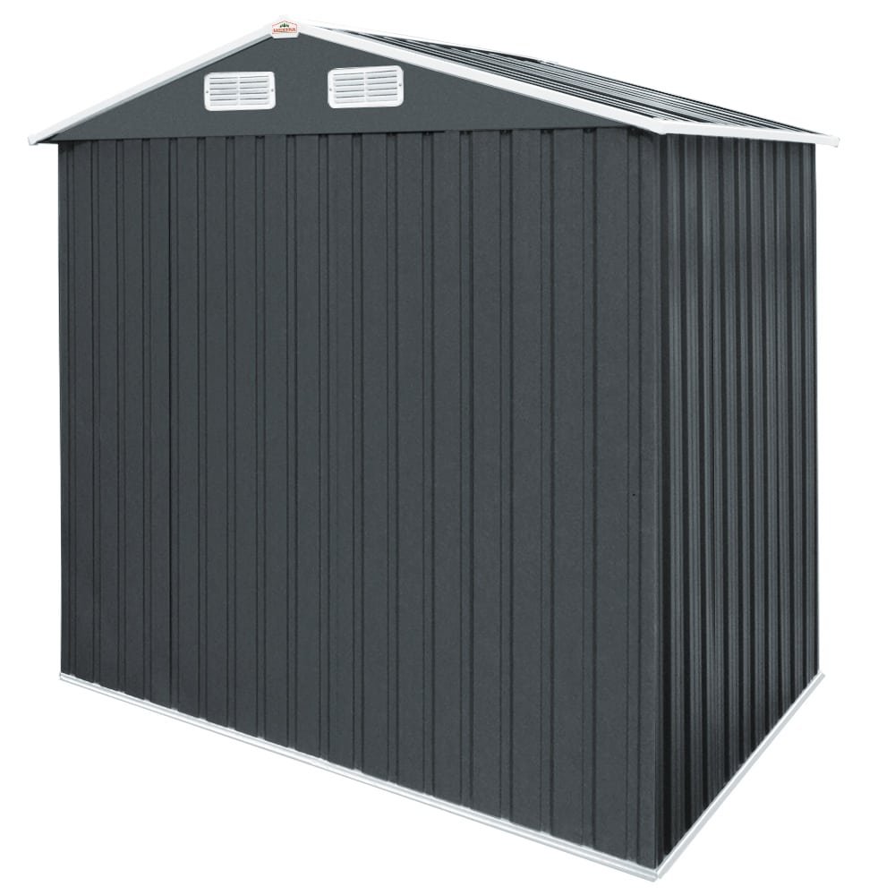 Abri de jardin en métal gris 257x205x177cm – Neuf – DESTOCKAGE – Image 9
