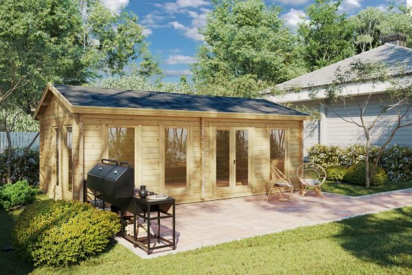 STUDIO DE JARDIN EN KIT « HANSA F » 26M² | 70MM – Image 6